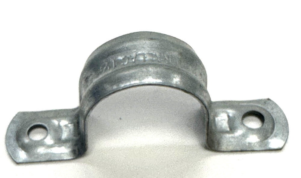 (LOT OF 44) MINERALLAC 1-1/4" EMT CONDUIT PIPE STRAP CLAMPS