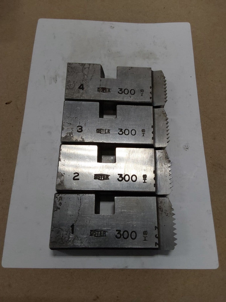 1-1/2 & 2 Series 300 Oster Threading Dies #1,2,3,4