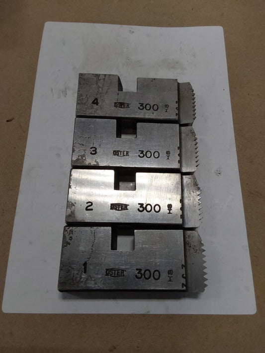 1-1/2 & 2 Series 300 Oster Threading Dies #1,2,3,4