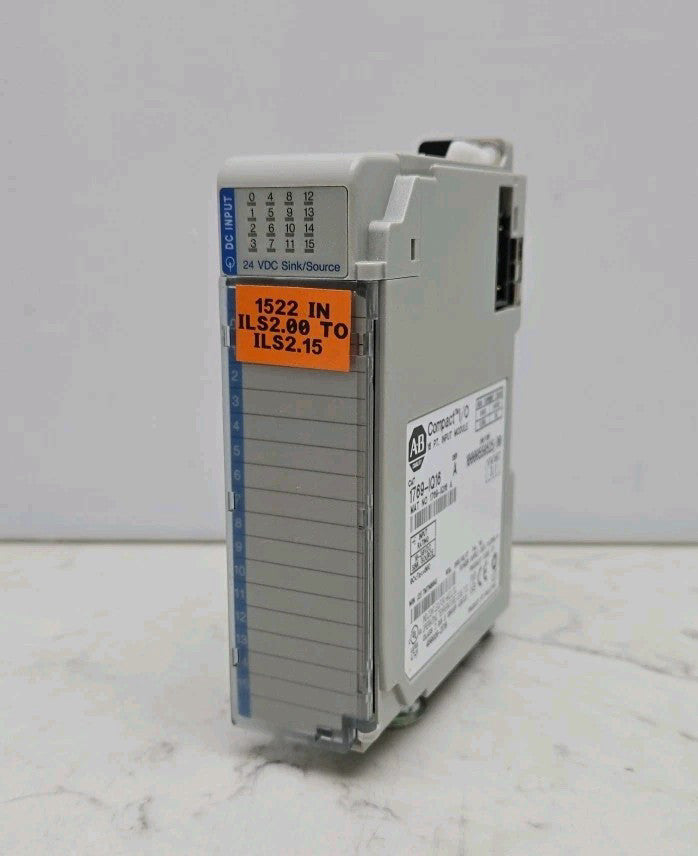 Allen Bradley 1769-IQ16 Compact Logix Input Module 16 Pt Series A Used 