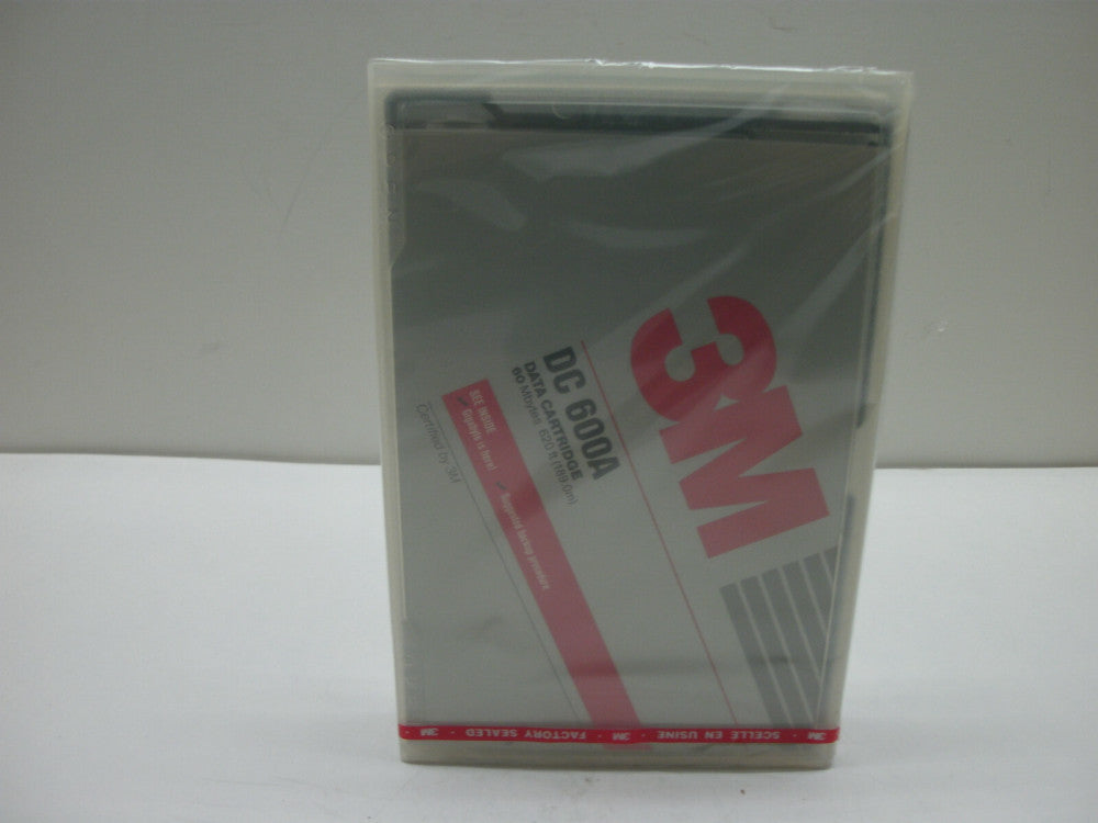3M DC 600A DATA CARTRIDGE 60 MBYTES 620 FT (189.0m) FACTORY SEALED NEW IN BOX
