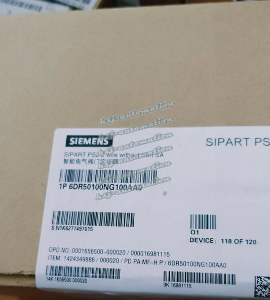 6DR5010-0NG10-0AA0 NEW SIEMENS Electropneumatic Positioner 6DR5010-0NG10-0AA0