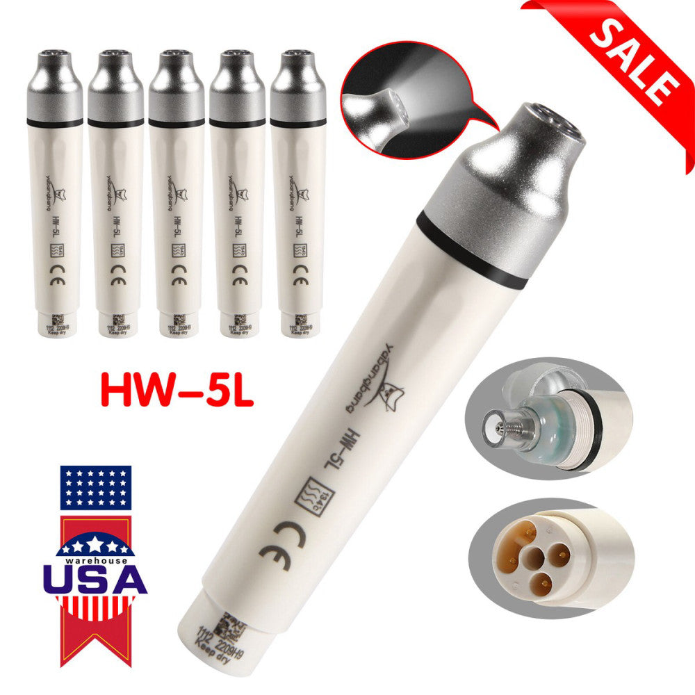 5 Dental LED Ultrasonic Scaler Handpiece HW-5L Detachable For WOODPECKER EMS