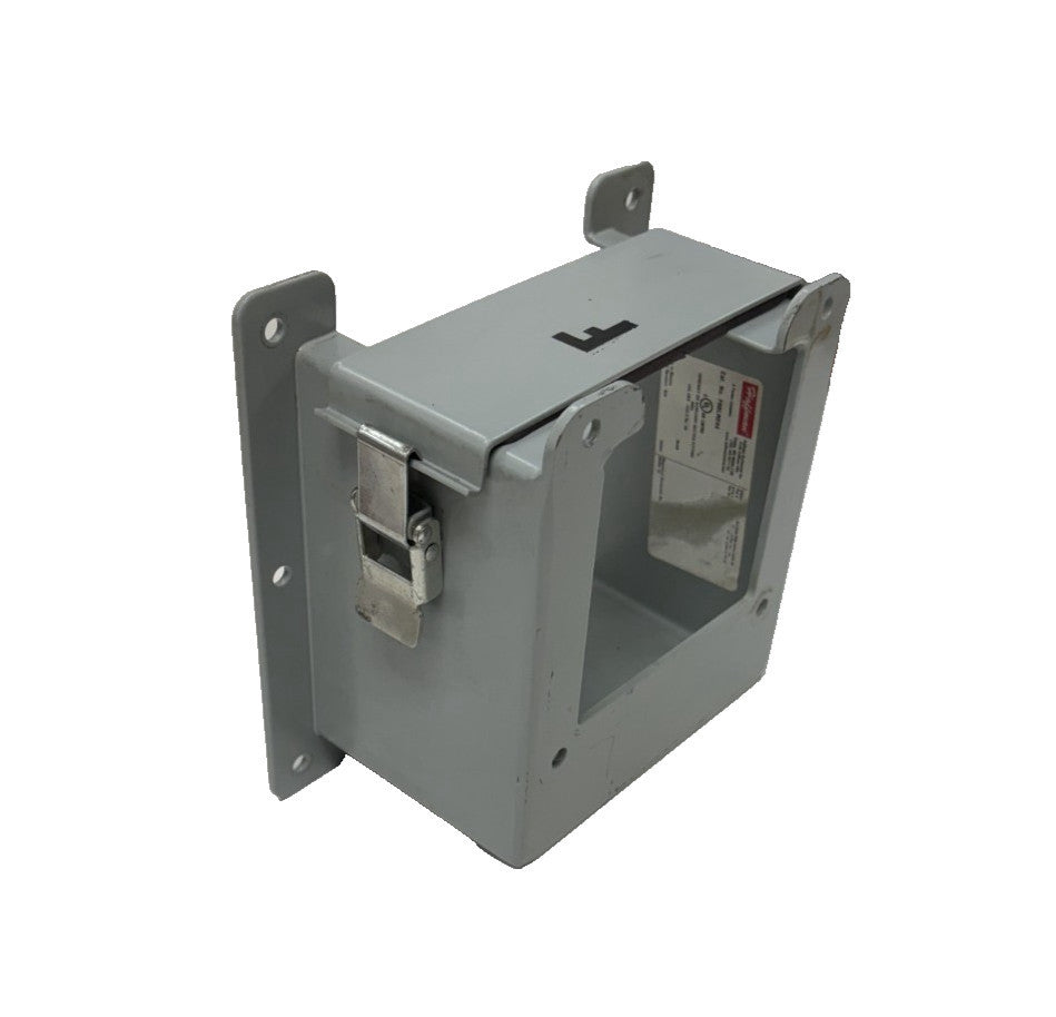 HOFFMAN REDUCER LAY-IN HINGED COVER F66LRE44  6X6" TO 4X4" GRAY STEEL