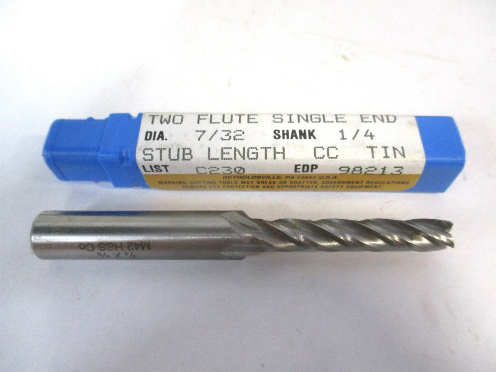 Niagara Cutter (98213) 7/32 x 1/4 x 3/8" OAL 2-Flute Single End Carbide End Mill
