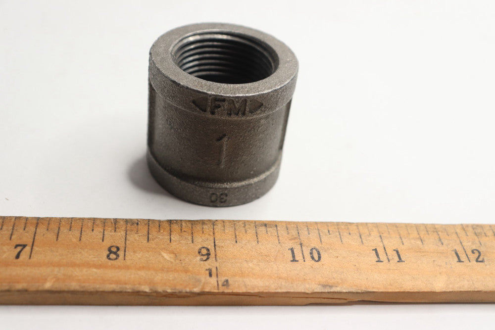 Straight Left/Right Coupling Malleable Iron Black 1" CNMS0100