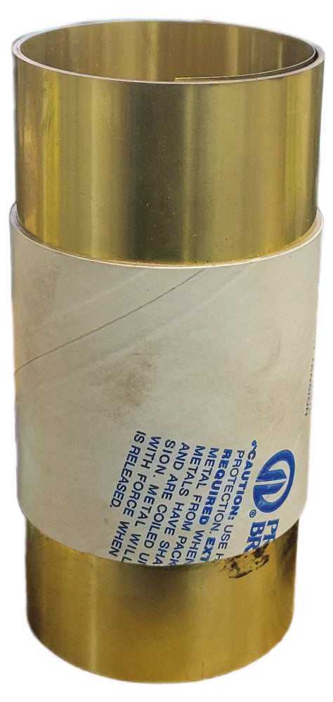 PRECISION BRAND 17390 BRASS SHIM .009 6" X 100" COLD ROLLED HALF HARD