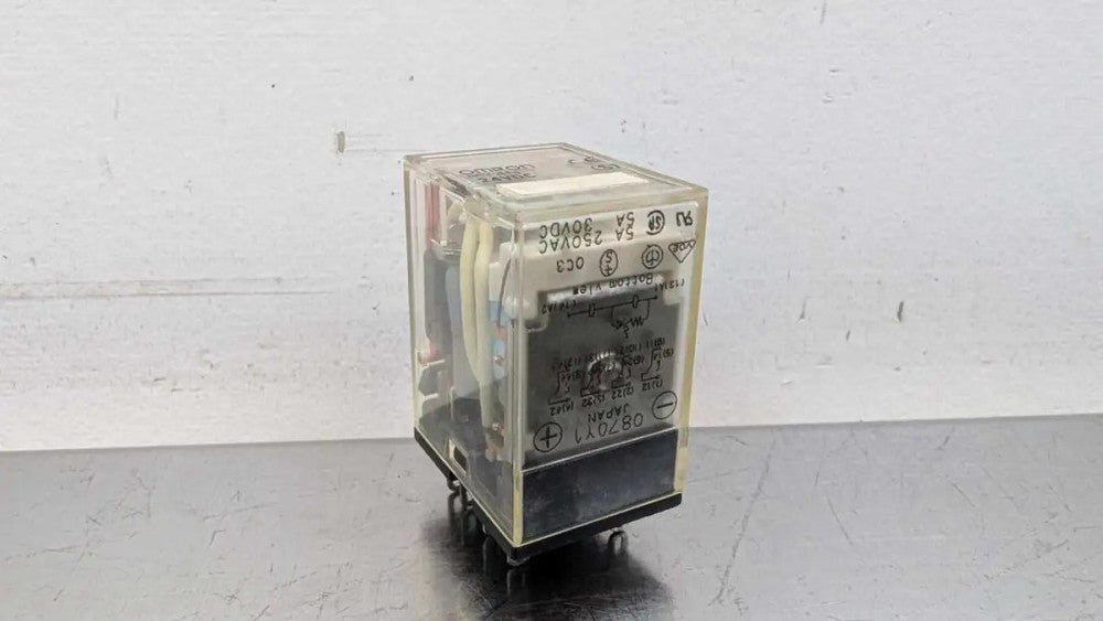 Omron MY4N-0870Y1 Relay 24VDC Coil 14-Pin 250VAC 5A