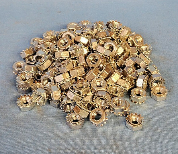 HEX KEEPER NUT 1/4 IN. 20 THREAD COUNT (LOT OF 150)
