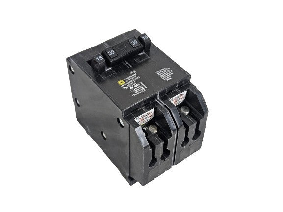 Square D HOMT1515230 (2) 15A 120V, (1) 30A 240V Triplex Circuit Breaker