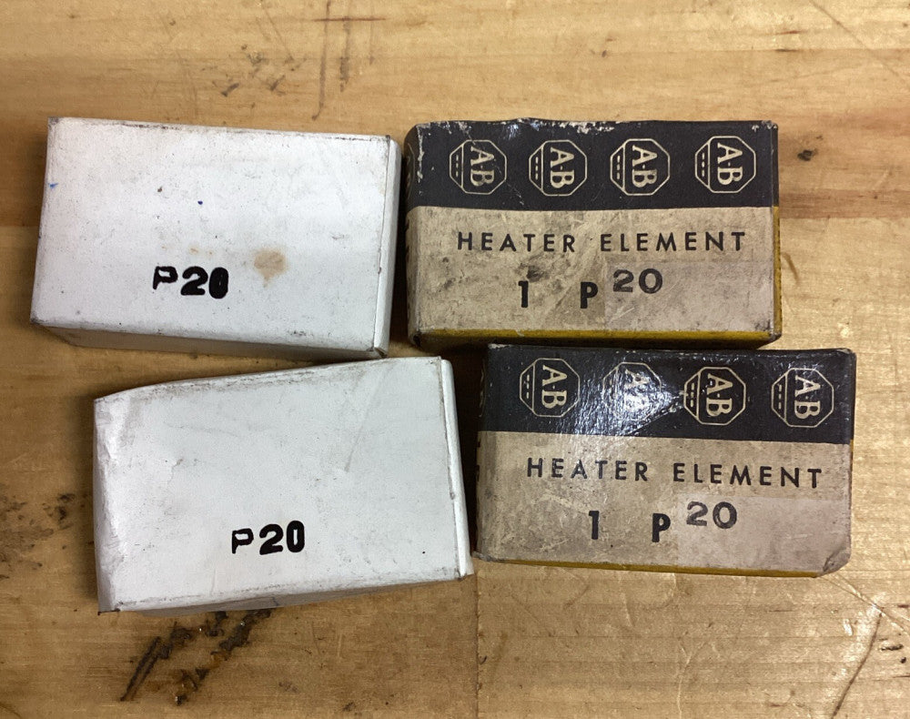 Allen Bradley P20 Heater Element Lot Of 4 F6