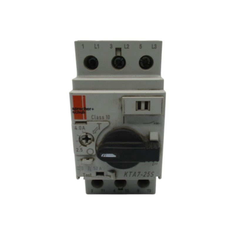 SPRECHER+SCHUH KTA7-25S-4.0A SER. C 690V 2.5-4.0A NSNP