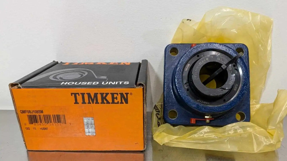 Timken QMF08J108SM 4-Bolt Flange Mount Bearing 1-1/2" ID Spherical