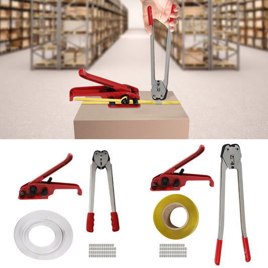 3 in 1 Heavy Duty Strapping Tensioner Packing Tool Manual  Banding Strapping Kit