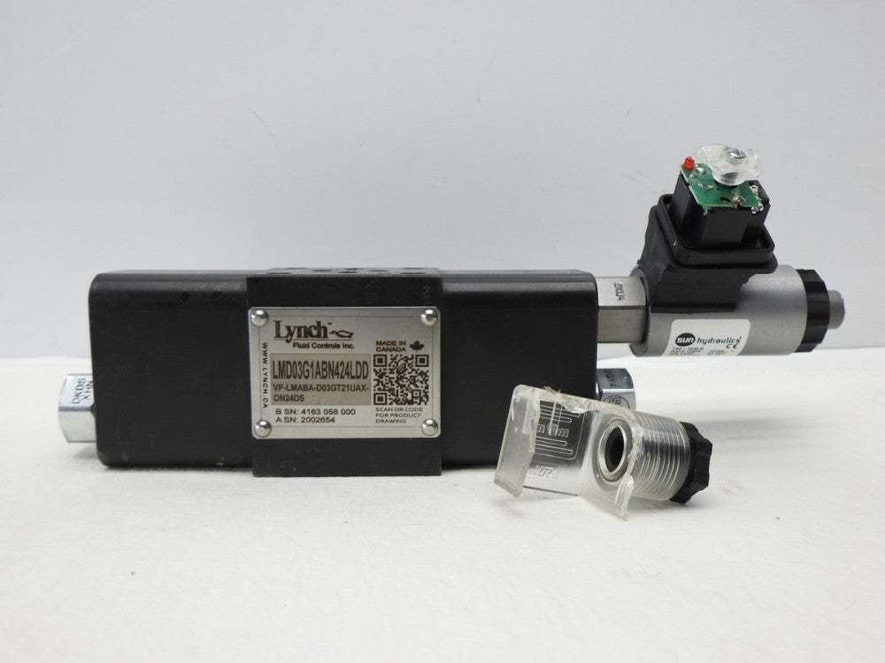 Lynch Fluid Controls LMD03G1ABN424LDD, VP-LMABA-D03GT21UAX-ON24DS - NEW READ DES