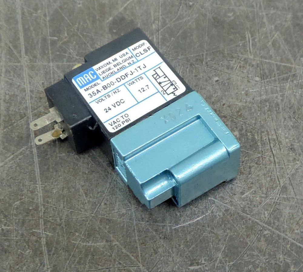 Mac 35A-B00-DDFJ-1TJ Solenoid Valve 24 VDC