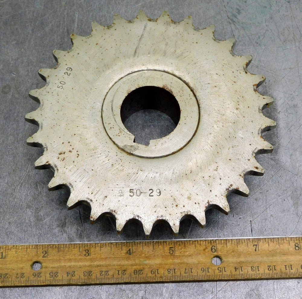 Martin 50B29 Roller Chain Sprocket #50 29 Teeth 1-7/16" Bore