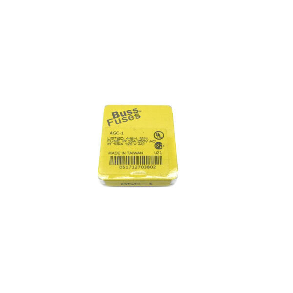 BUSSMANN AGC-1 250VAC 35A (PKG OF 5) NSMP