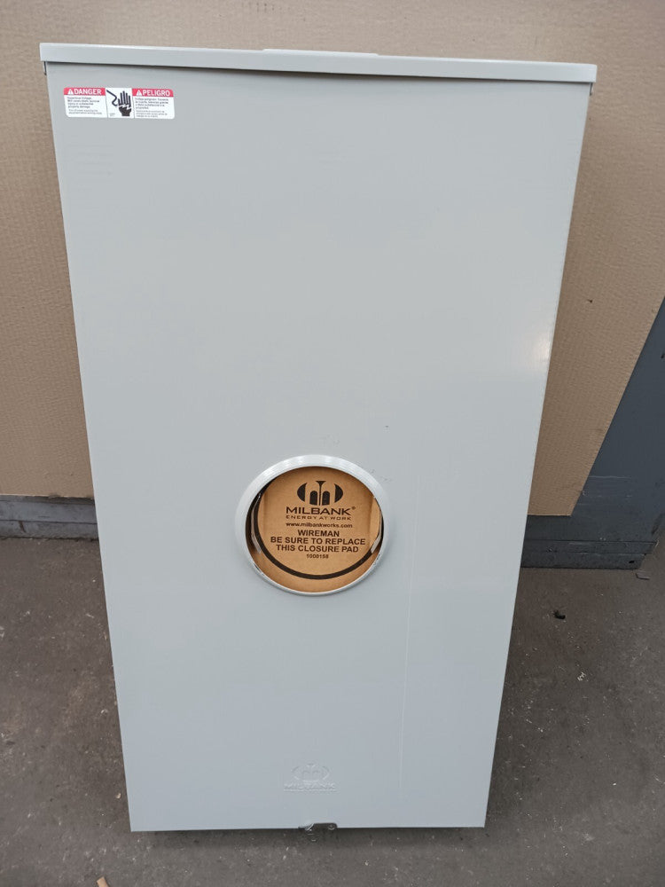 NEW Milbank U3566-X-HSP 320amp 3 Phase 7 Terminal Bypass 3R OUTDOOR