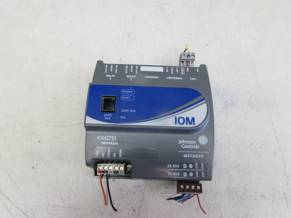 JOHNSON CONTROLS METASYS MS-IOM2711-0 , IN/OUT MODULE ,GOOD TAKEOUT! MAKE OFFER!