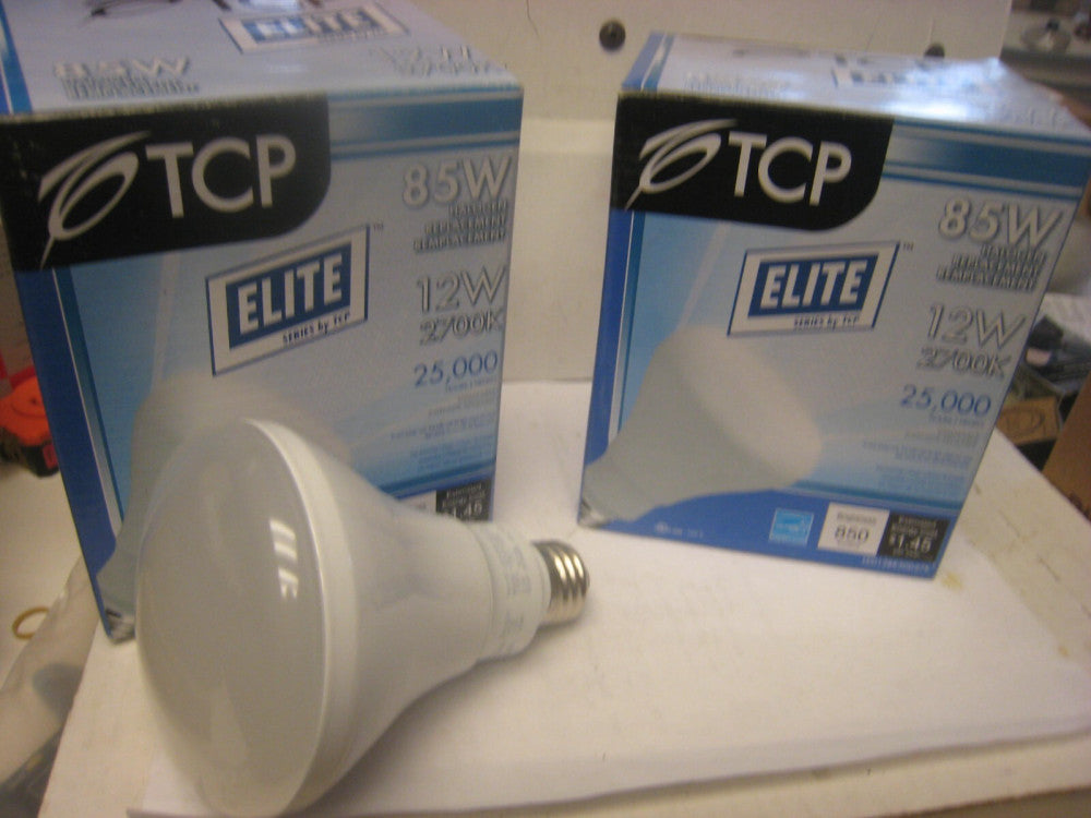 2 yes 2 TCP ELITE LED12BR30D27K 85W Halogen Replacement Bulb 12W