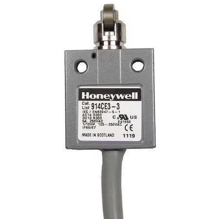 Honeywell 914Ce3-6 Limit Switch, Cross Roller, Plunger, 1Nc/1No, 5A At 240V Ac,