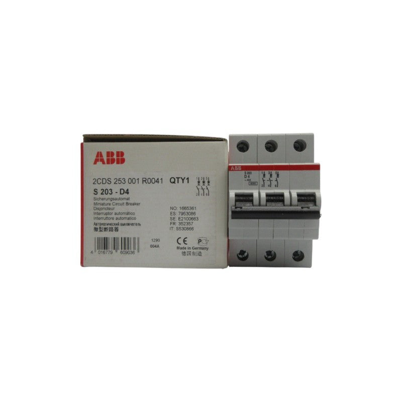 ABB 2CDS253001R0041 S203-D4 277/400VAC NSMP
