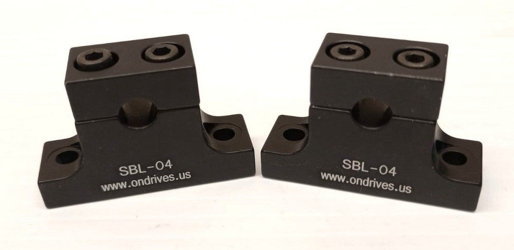 Ondrives SBL-04 Linear Shaft Support 1/4" Shaft Bore (Pack Of 2)