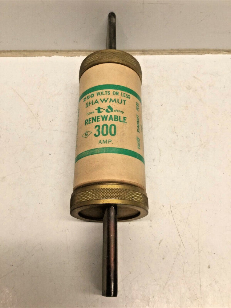 GOULD Shawmut RF300 Time Delay 300 AMP RENEWABLE Fuse 250V