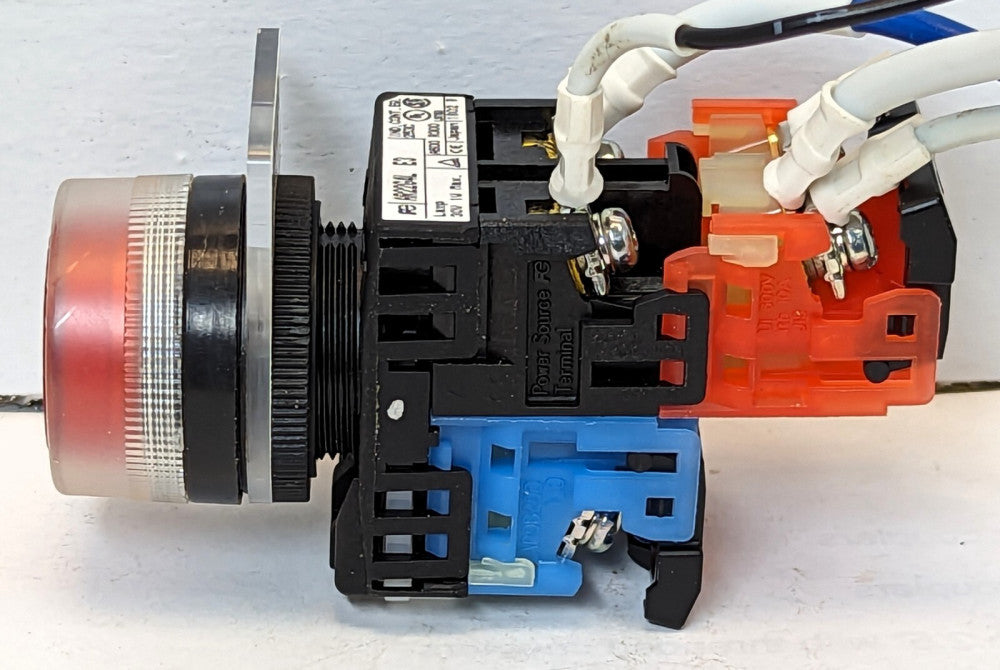 Fuji Red Illuminated LED Push Button Momentary Switch WORKING PULL [C3S4 #1