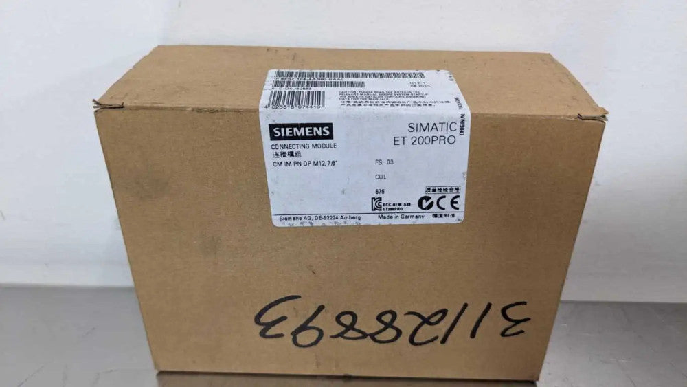Siemens 6ES7 194-4AN00-0AA0 Connecting Module CM IM PN DP M12 7/8" SIMATIC ET 20