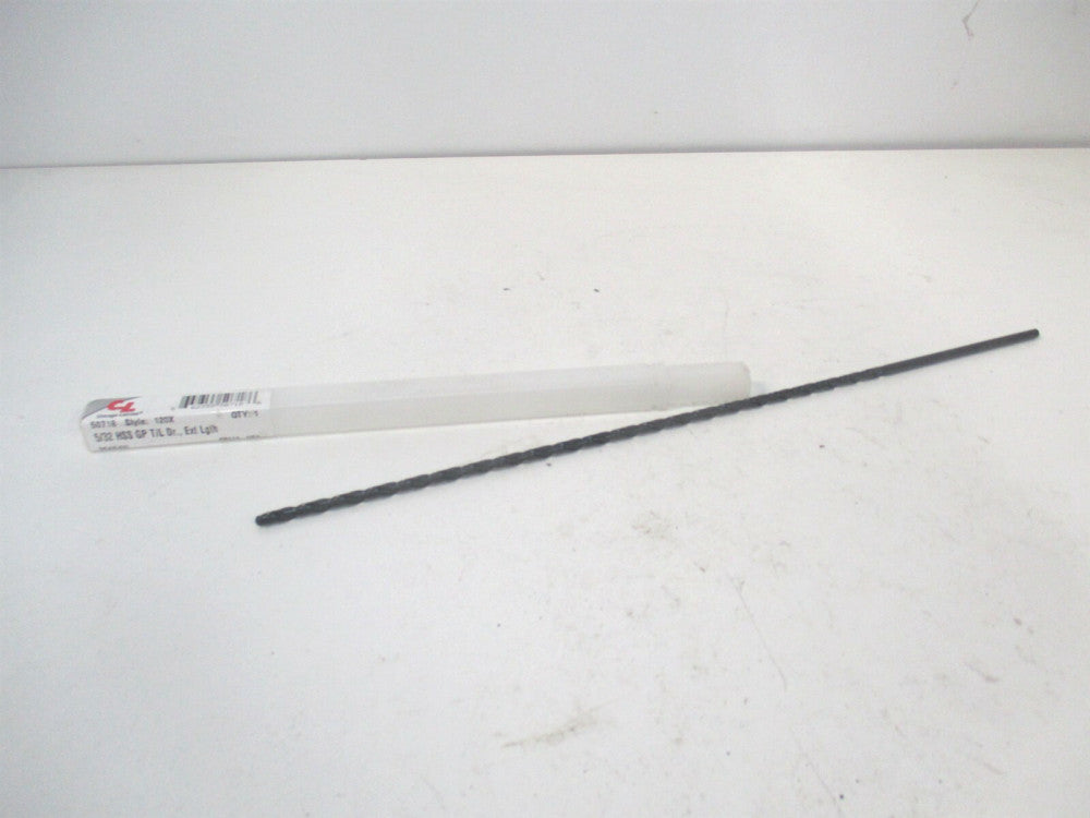 Chicago Latrobe (50718) 5/32" x 9" x 12" 118° 2-Flute HSS Extra Length Drill Bit
