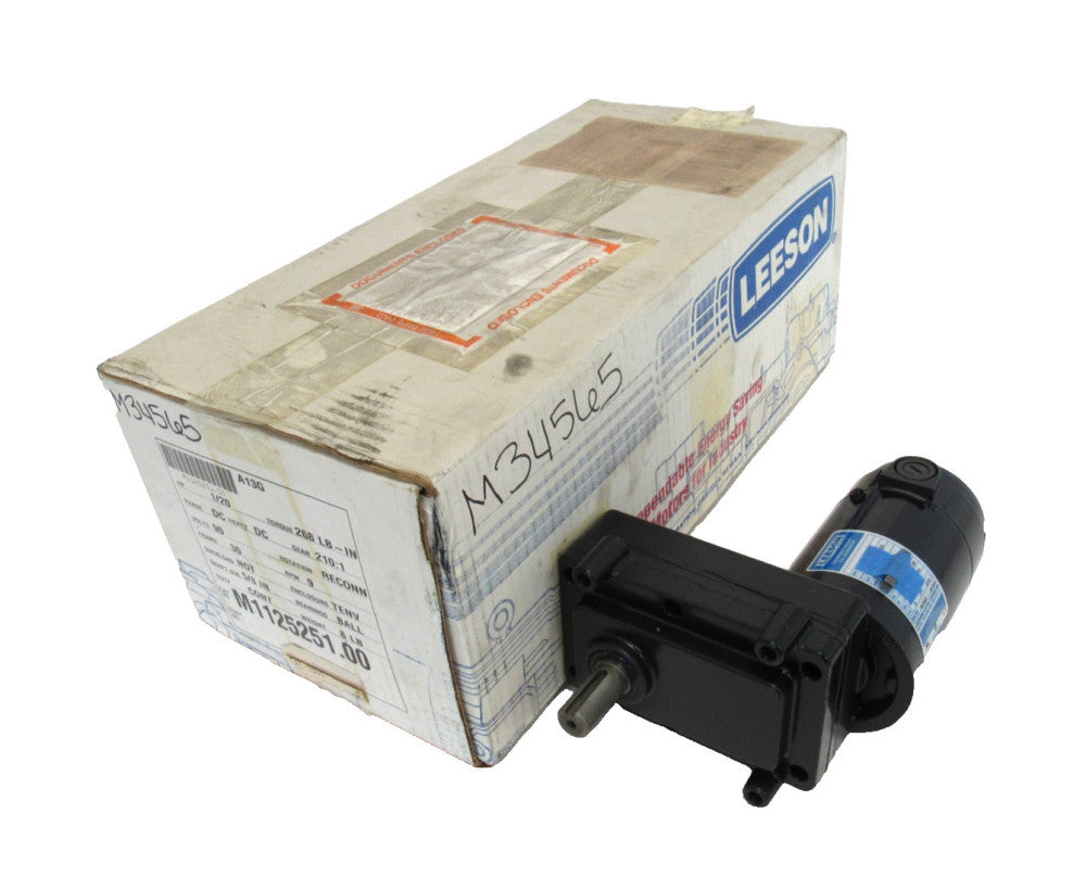 NEW LEESON M1125251.00 MOTOR 90VDC 985-692B 210:1