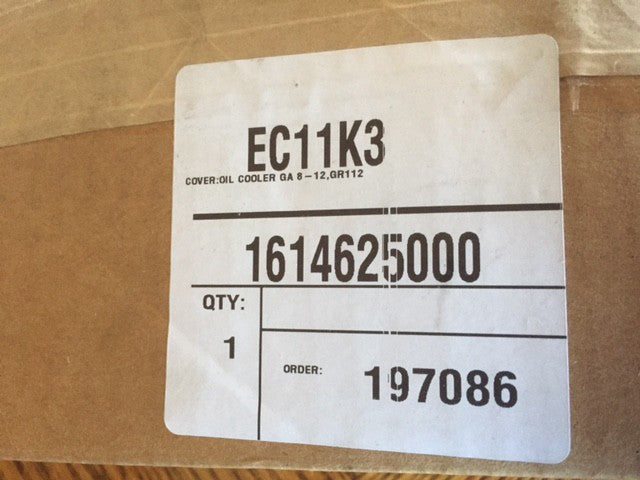 1614625000 ATLAS COPCO COVER OIL COOLER GA 8 12 GR112 GENUINE OEM (NEW)