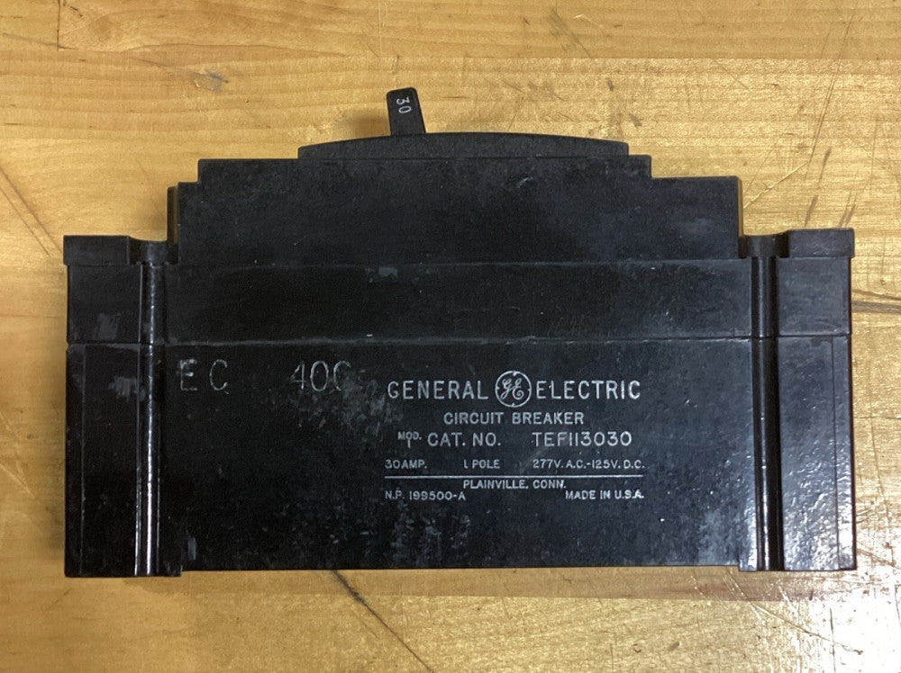 General Electric TEF113030 Circuit Breaker 30AMP 277V 1 POLE