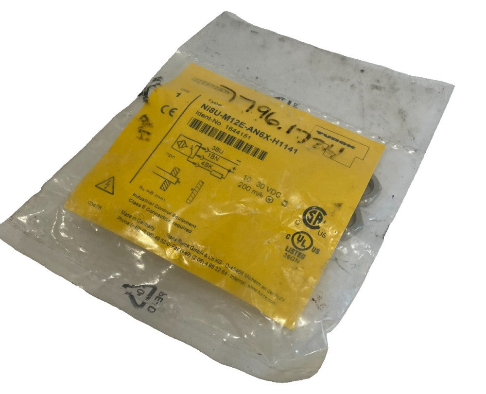 NEW TURCK NI8U-M12E-AN6X-H1141 INDUCTIVE SENSOR 1644151 NI8UM12EAN6XH1141