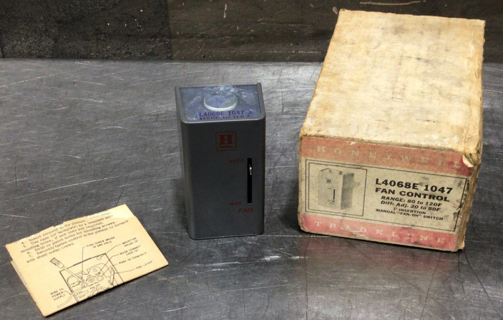 Nos Surplus Honeywell L4068E 1047 Fan Control