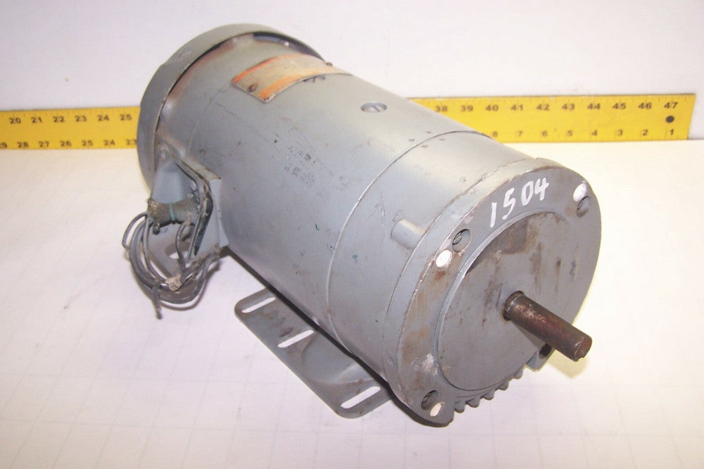 GE 1 HP ELECTRIC DC MOTOR 1725 RPM 180 VDC 56 FRAME 5BCD56RD376