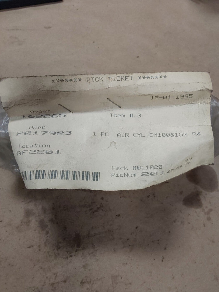 Control Line 1120901-01.50-11-36 Pneumatic Brass Cylinder E118