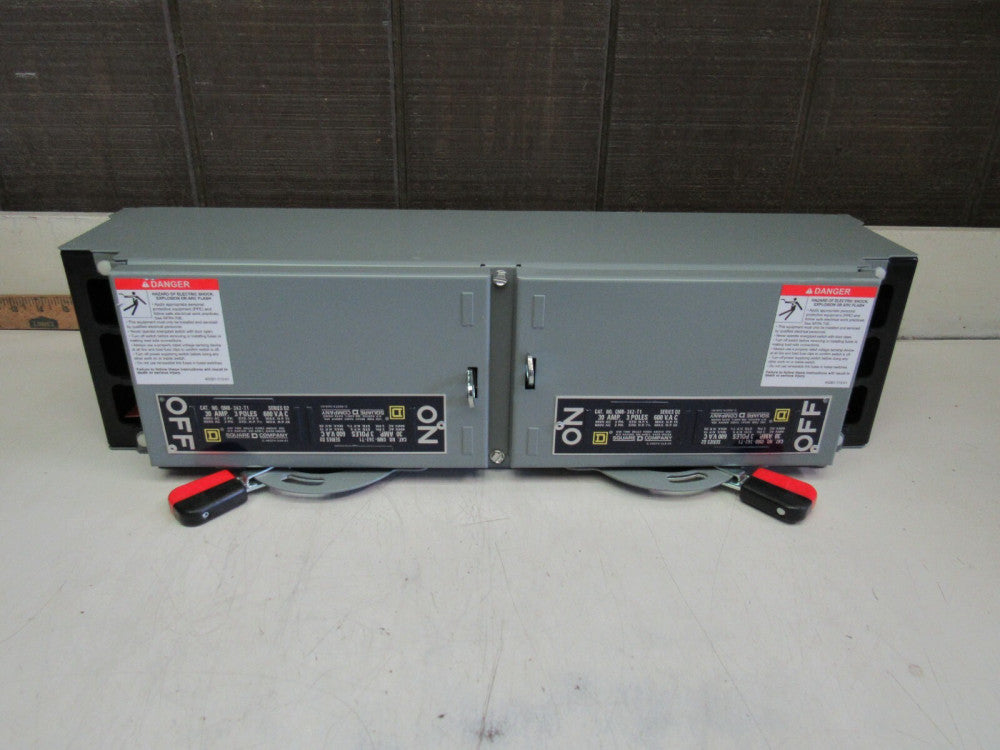 SQUARE D QMB-362-T1 30AMP 600V TWIN PANELBOARD FUSIBLE SWITCH NEW NO BOX M/OFFER