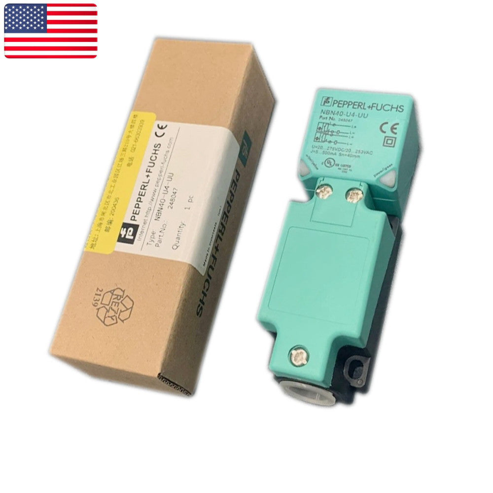 NEW Pepperl + Fuchs Inductive Sensor 24-250VDC/24-230VAC NBN40-U4-UU - US Stock