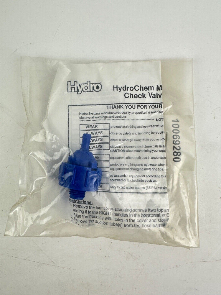 Hydro Systems 10069280 Viton Check Valve Retrofit Kit For HydroChem 911 And 912