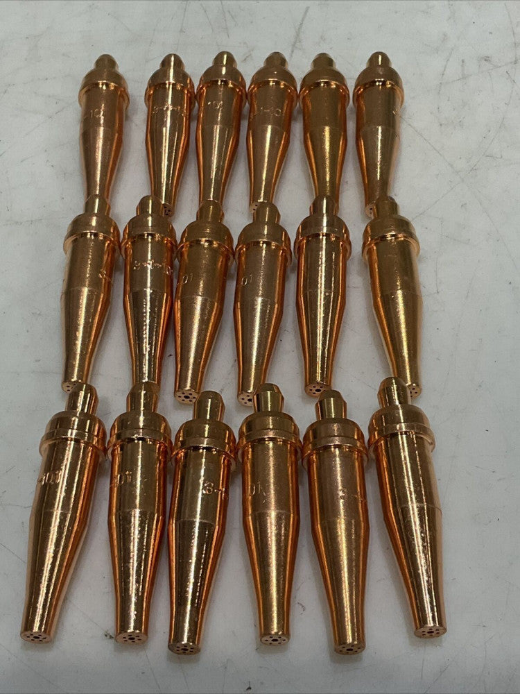 VICTOR 3-1-101 ACETYLENE TORCH CUTTING TIP LOT OF 18 373