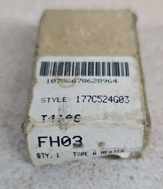 WESTINGHOUSE FH03 Overload Relay Thermal Heater Unit