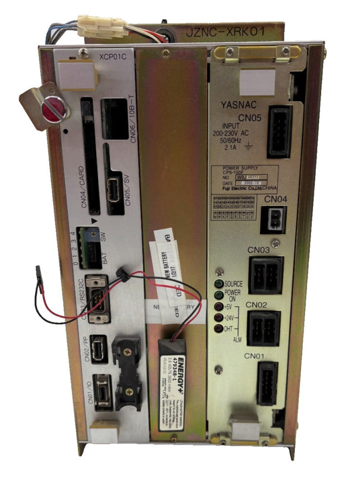 YASKAWA CONTROL UNIT, JZNC-XRK01D-1, 200-230V AC, 50/60HZ, 2.1A.MADE IN JAPAN