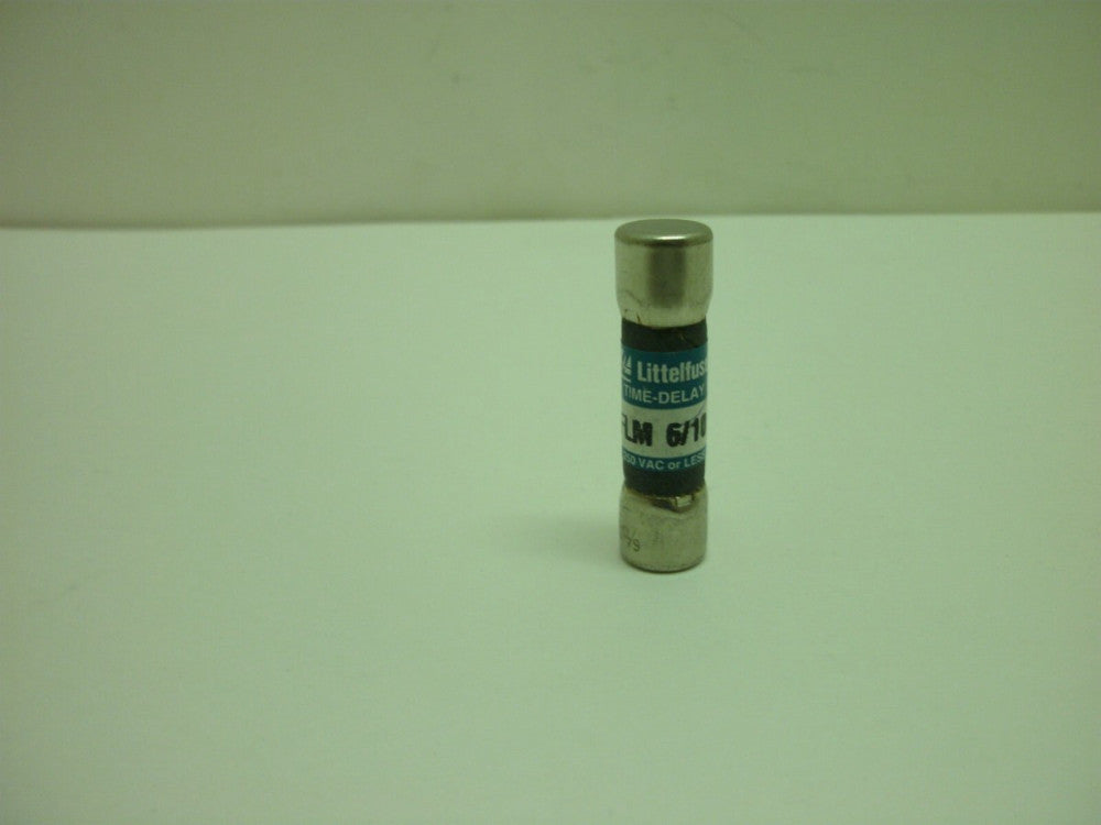 LITTELFUSE FLM 6/10 MIDGET FUSE TIME-DELAY 6/10 AMP 250VAC NEW NO BOX