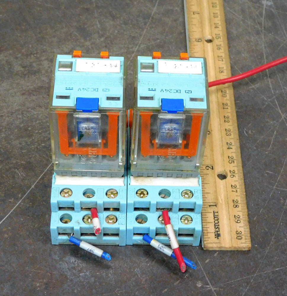 Releco MR-C C3-A-30 DC24V Power Relays Lot of Two (2)