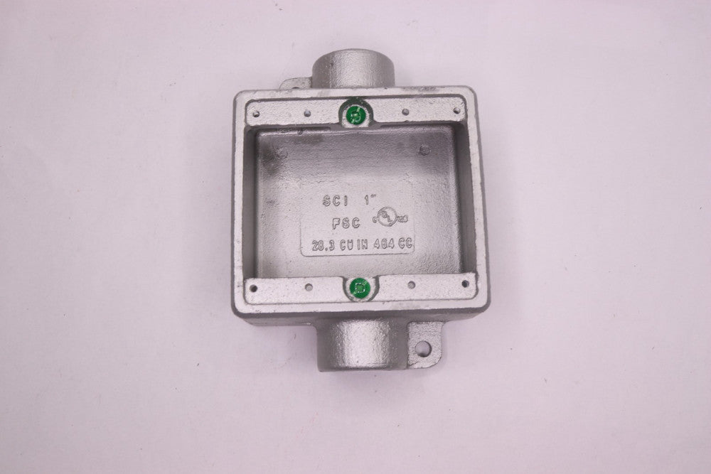 Type FSC Heavy Duty Shallow Device Box 2-Gang 1" FSC2100 
