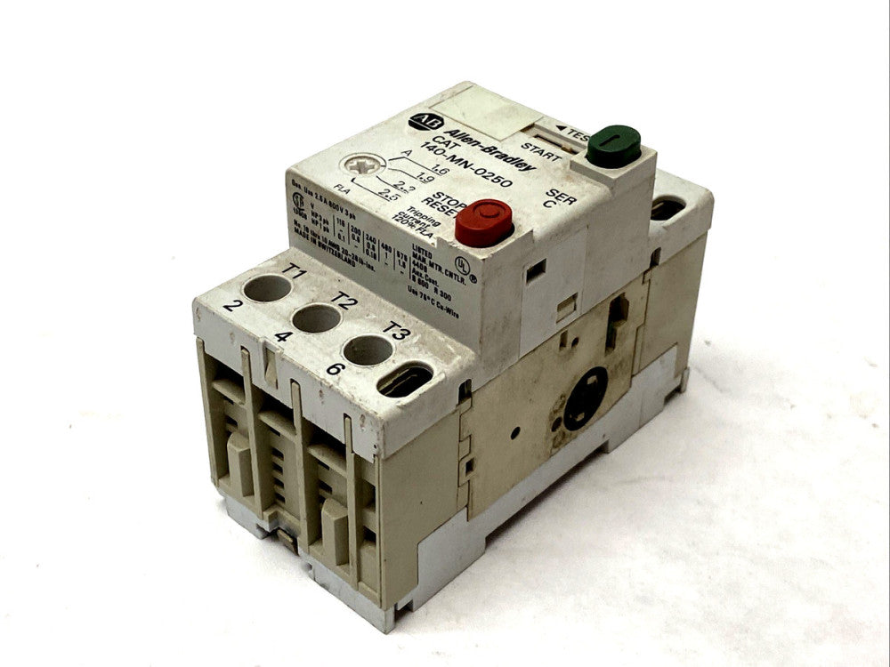 Allen Bradley 140-MN-0250 Ser. C Manual Starter