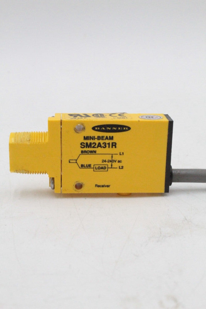 Banner SM2A31R Mini-Beam Photoelectric Receiving Sensor